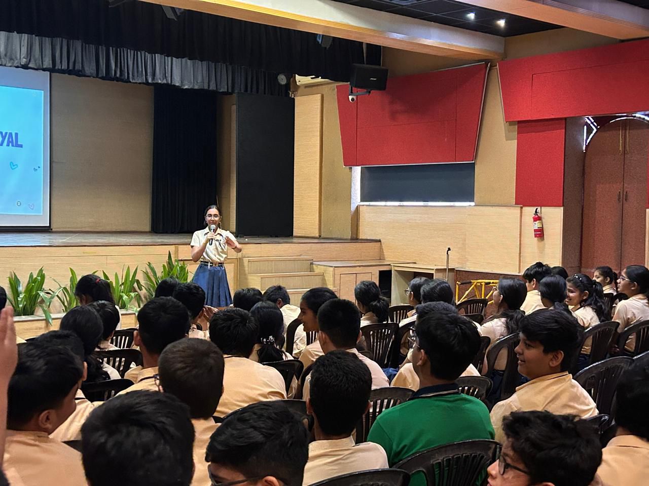 Sensitisation Session with Class 9th